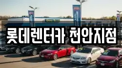 롯데렌터카 천안지점