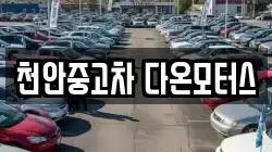 천안중고차 다온모터스