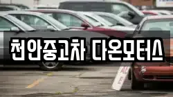 천안중고차 다온모터스