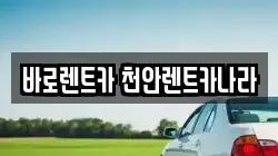 바로렌트카 천안렌트카나라