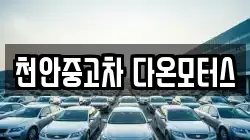 천안중고차 다온모터스