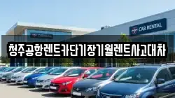 청주공항렌트카단기장기월렌트사고대차