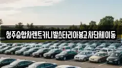 청주승합차렌트카니발스타리아봉고차단체이동