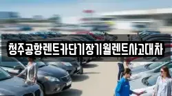 청주공항렌트카단기장기월렌트사고대차