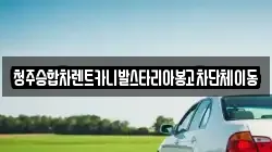 청주승합차렌트카니발스타리아봉고차단체이동