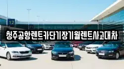 청주공항렌트카단기장기월렌트사고대차