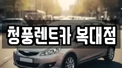 청풍렌트카 복대점