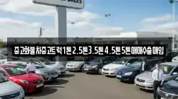 중고화물차중고트럭1톤2.5톤3.5톤4.5톤5톤매매수출매입