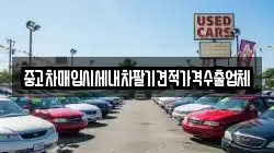 중고차매입시세내차팔기견적가격수출업체