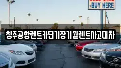 청주공항렌트카단기장기월렌트사고대차
