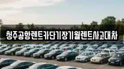 청주공항렌트카단기장기월렌트사고대차